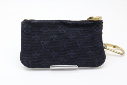 LOUIS VUITTON Monogram Minilan Pochette Cle Coin Case