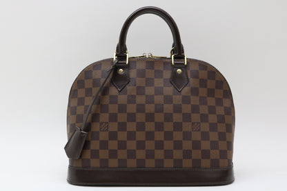 LOUIS VUITTON Damier Alma PM Handbag