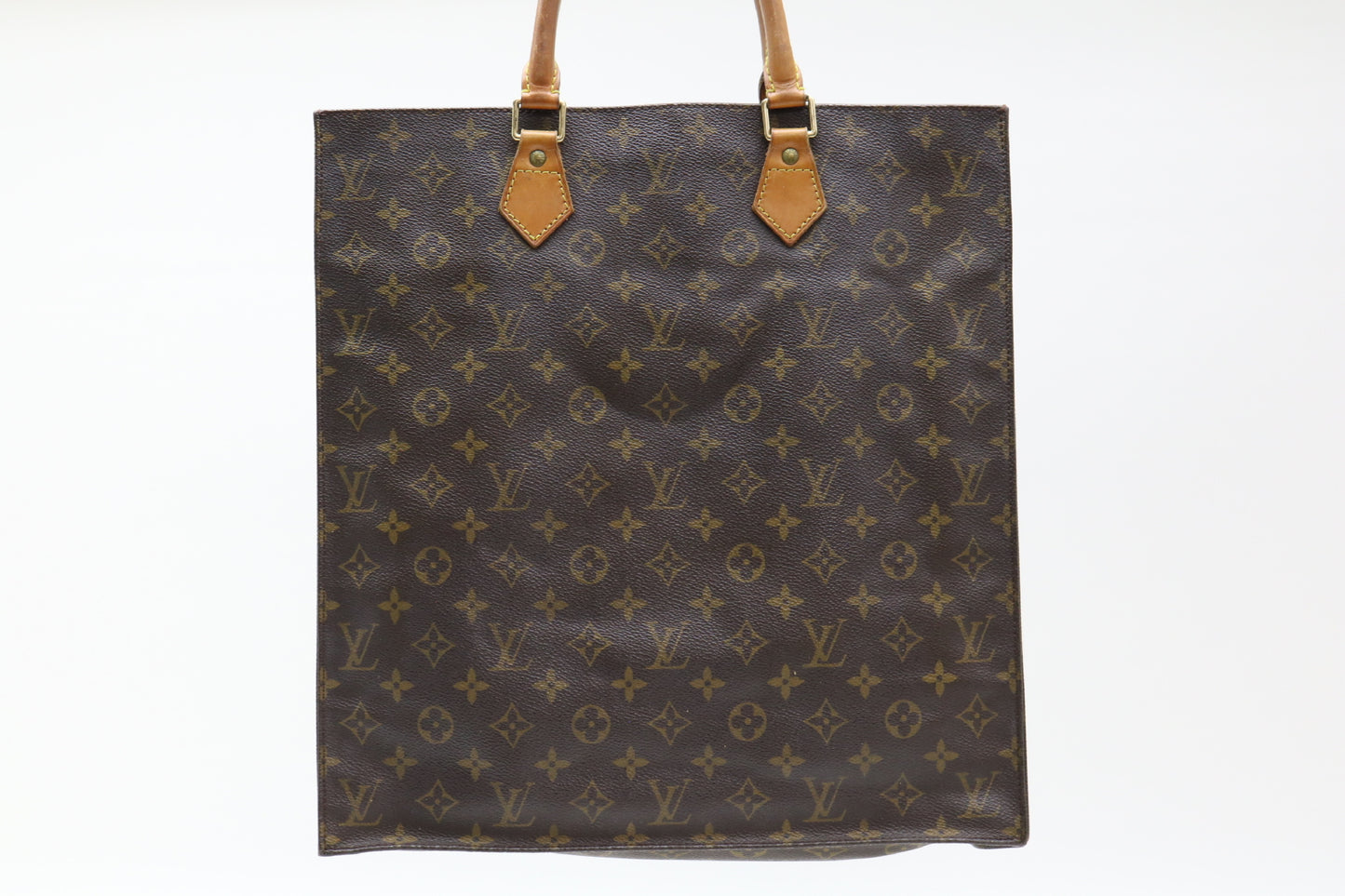LOUIS VUITTON Monogram Sac Plat Tote Bag