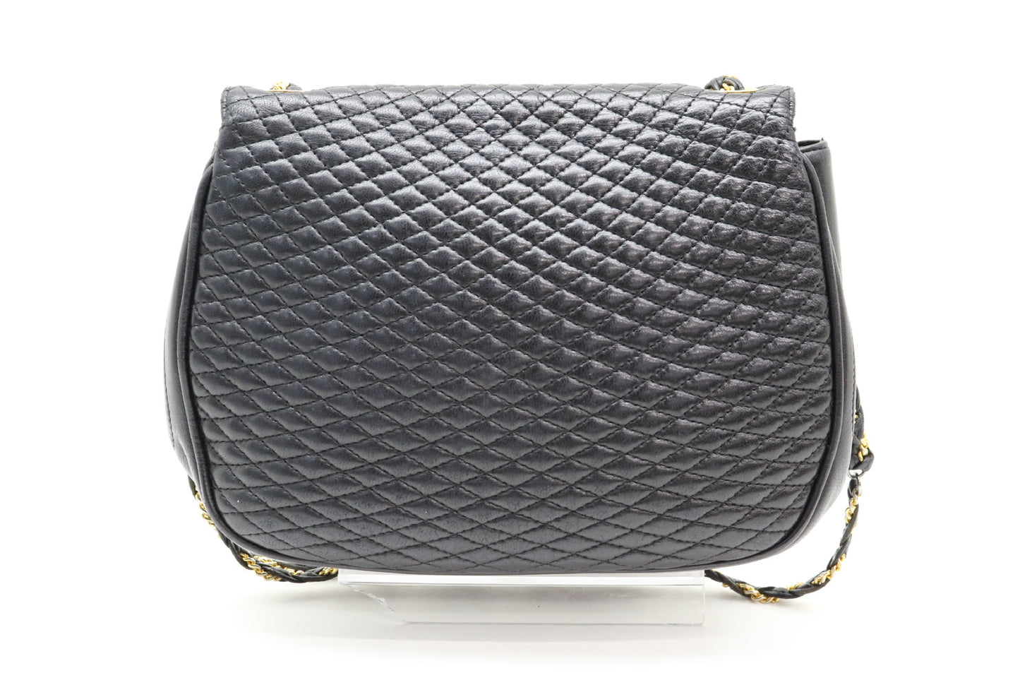 BALLY Quilted Leather Turnlock Shoulder Bag