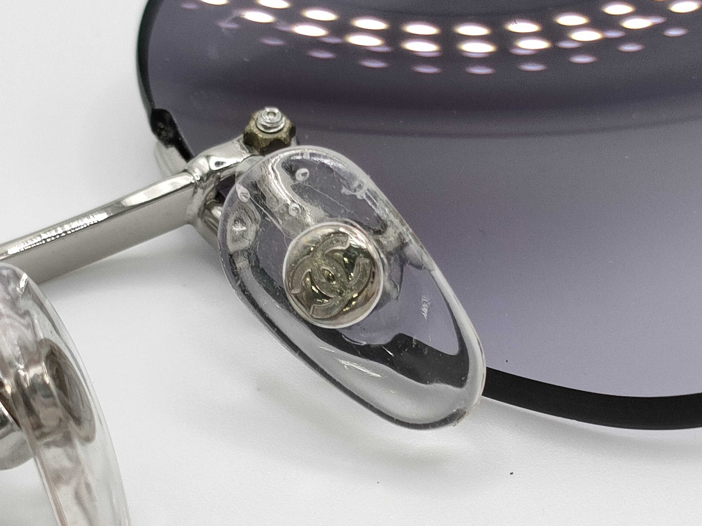  CHANEL Rimless Coco Mark Sunglasses 4017 C.124/79 Sunglasses/Eyewear