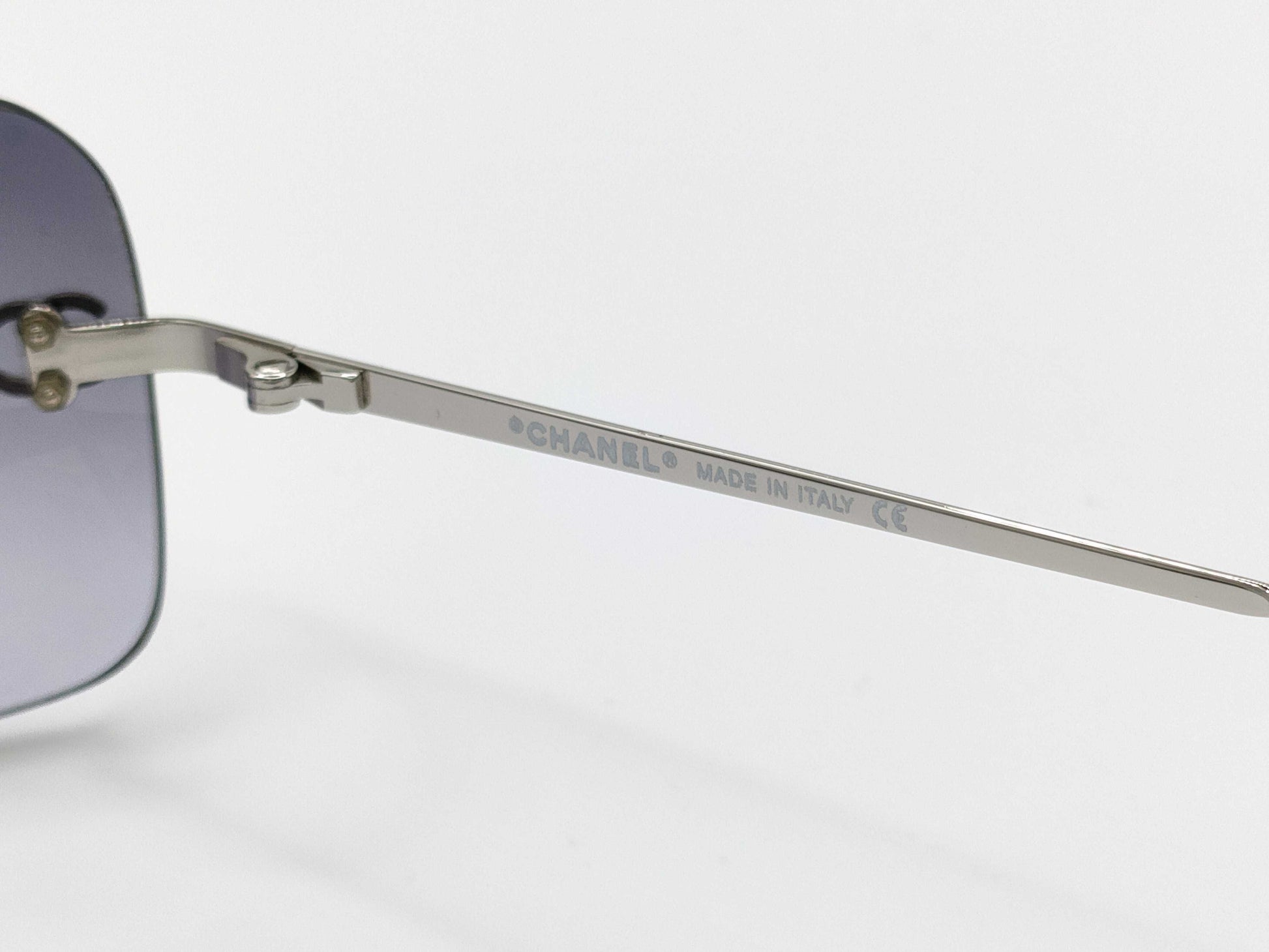  CHANEL Rimless Coco Mark Sunglasses 4017 C.124/79 Sunglasses/Eyewear