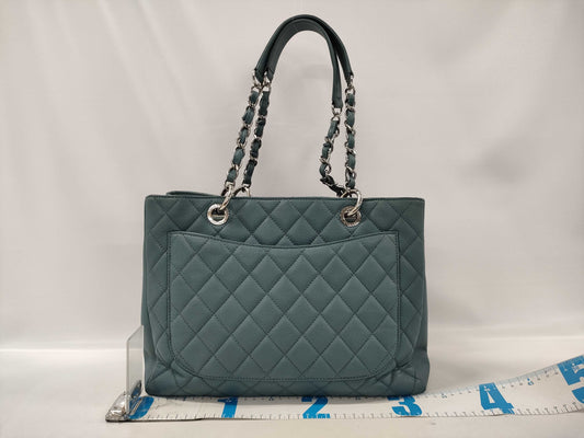 CHANEL Caviar Skin Coco Mark GST Shoulder Bag Tote Bag