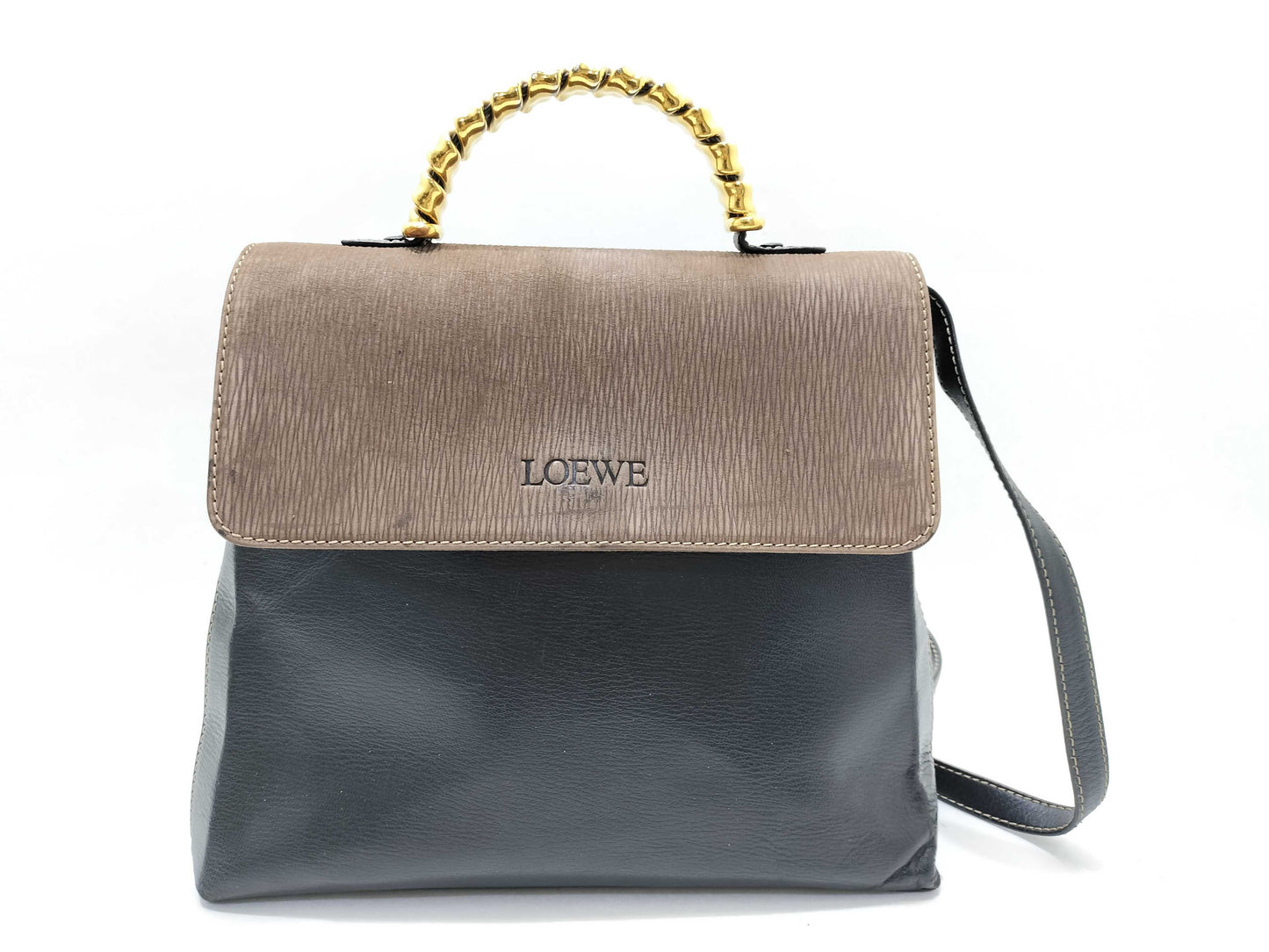 LOEWE Velázquez 2-way handbag, shoulder bag, brown