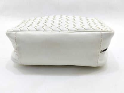 BOTTEGA VENETA Intrecciato Leather Handbag Vanity Bag