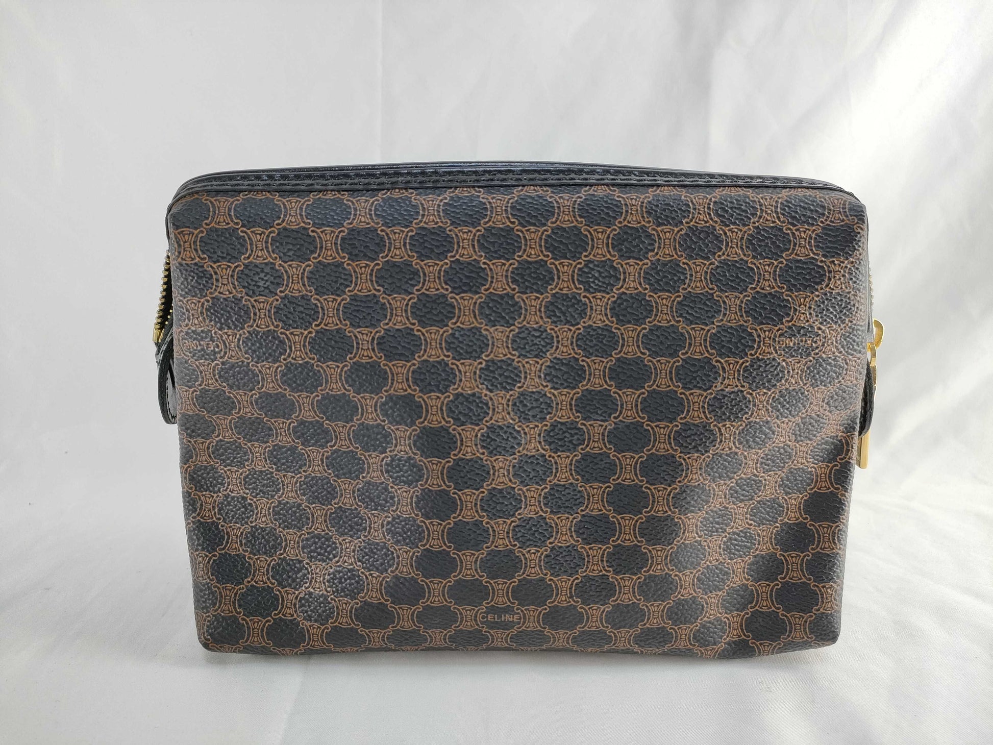 CELINE Macadam Black Pouch