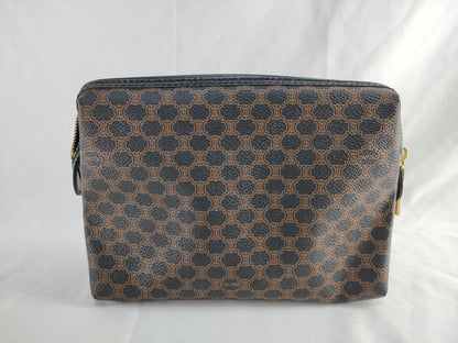 CELINE Macadam Black Pouch