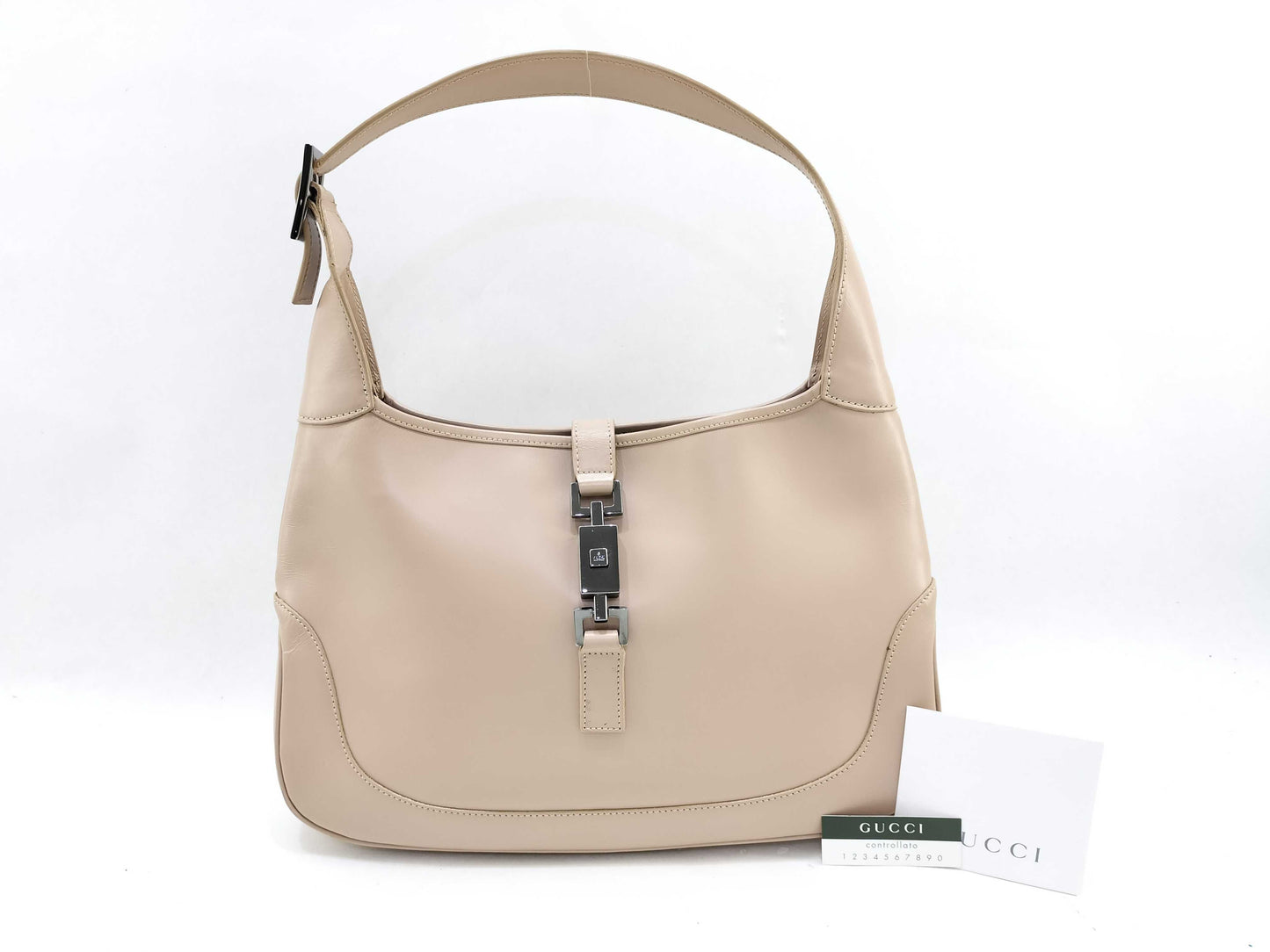 GUCCI Jackie Gucci Leather Jackie One-Shoulder Shoulder Bag