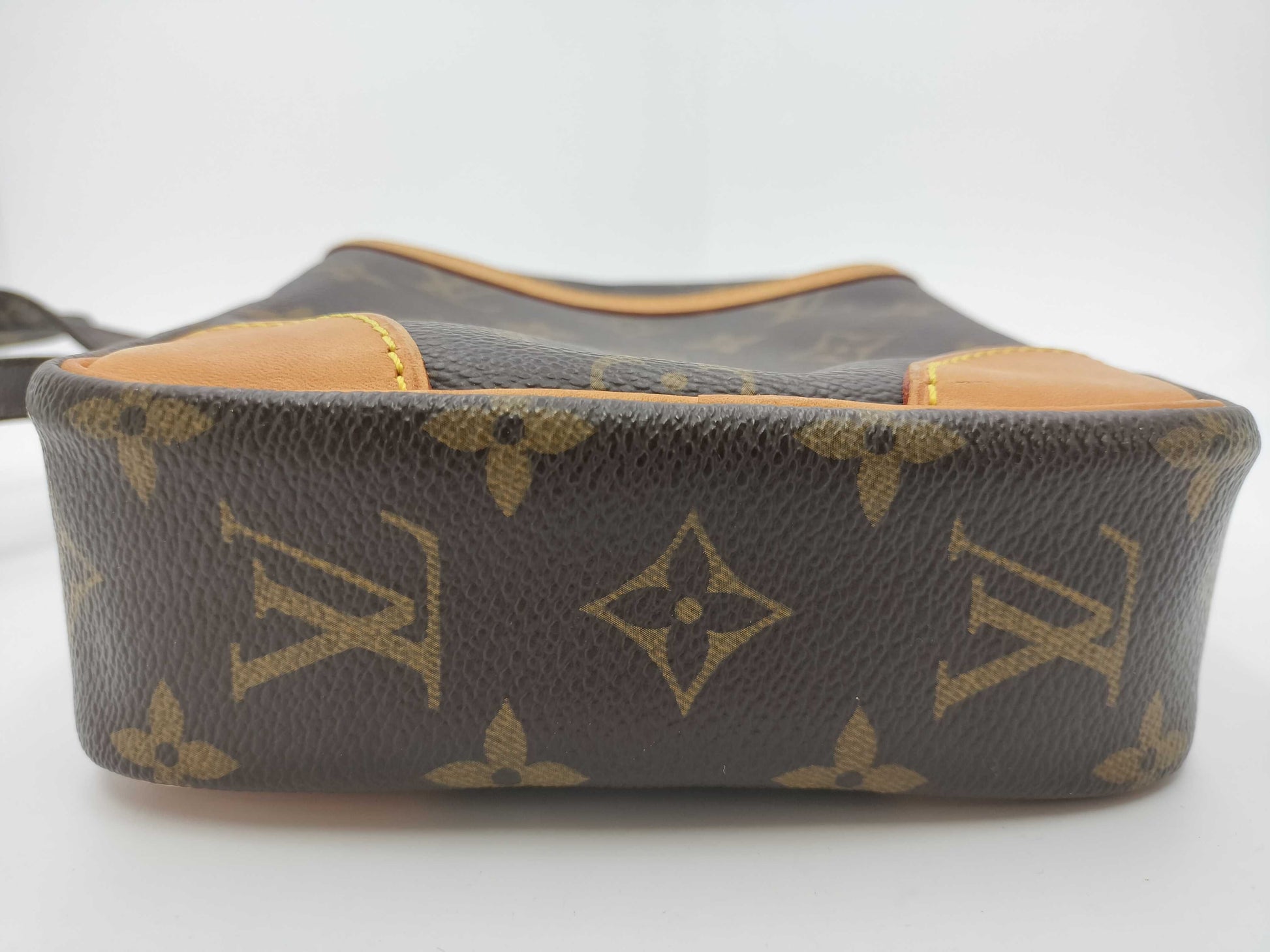 LOUIS VUITTON Monogram Danup Shoulder Bag Engraved Shoulder Bag