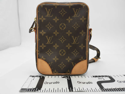 LOUIS VUITTON Monogram Danup Shoulder Bag Engraved Shoulder Bag