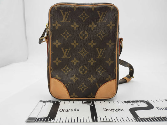 LOUIS VUITTON Monogram Danup Shoulder Bag Engraved Shoulder Bag