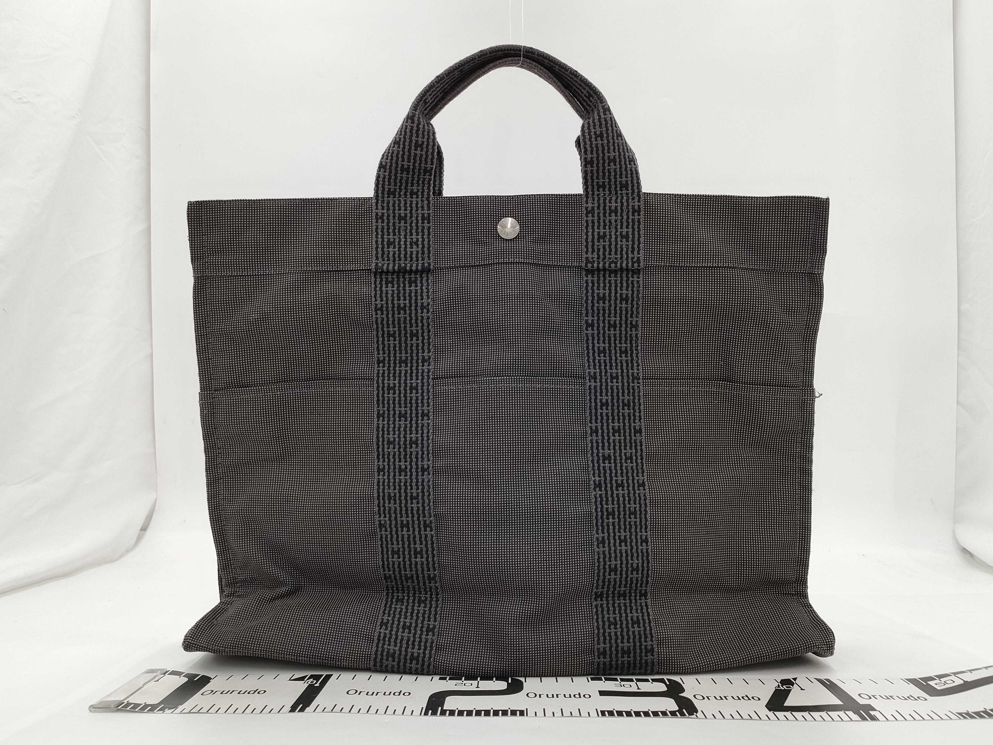 HERMES Air Line MM Canvas Tote Bag Tote Bag