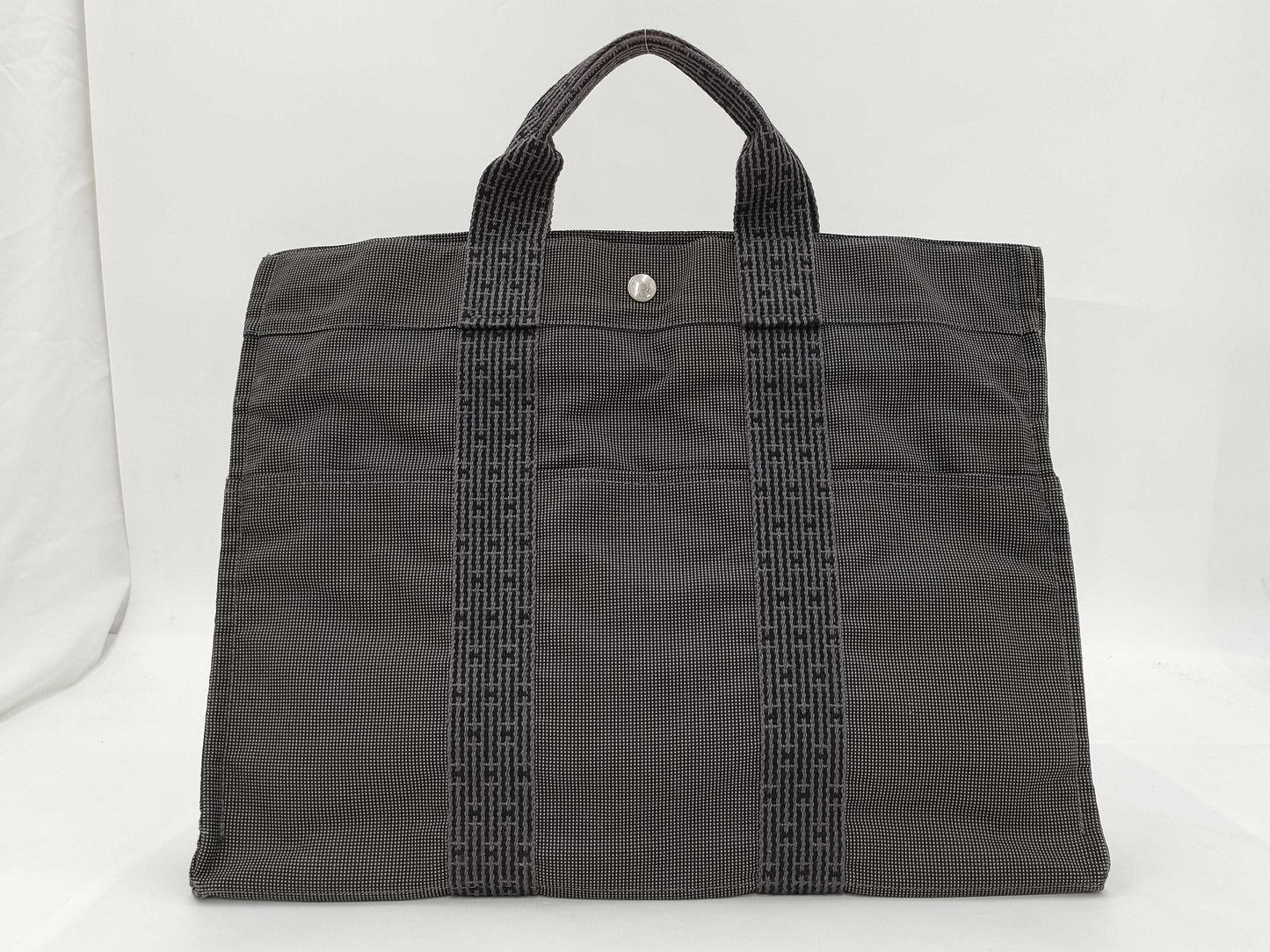 HERMES Air Line MM Canvas Tote Bag Tote Bag