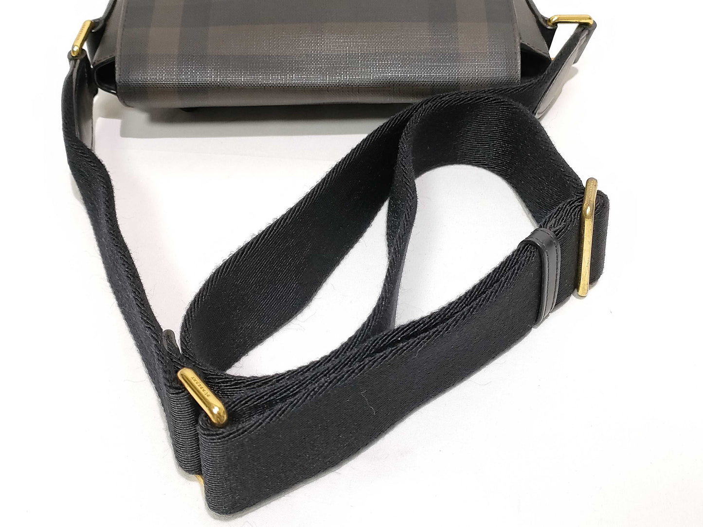 BURBERRY Nova Check PVC Shoulder Bag