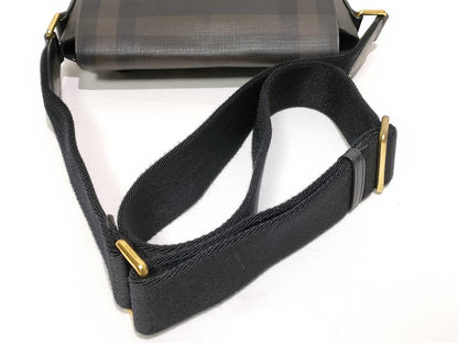 BURBERRY Nova Check PVC Shoulder Bag