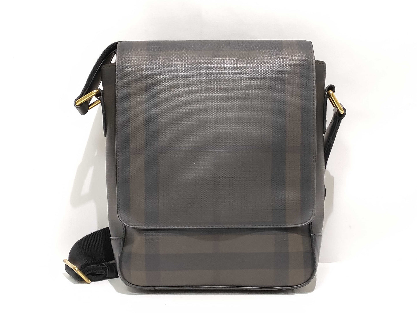 BURBERRY Nova Check PVC Shoulder Bag