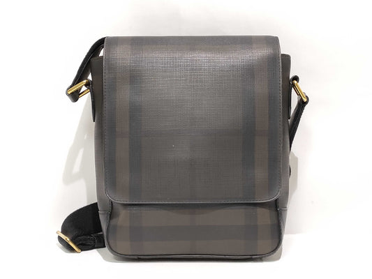 BURBERRY Nova Check PVC Shoulder Bag