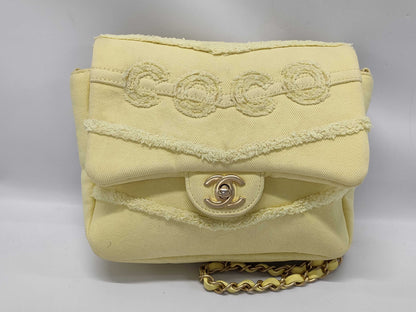 CHANEL Denim COCO Chain Shoulder Bag Seal Shoulder Bag