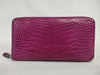HERMES Azap Long Crocodile R-stamped Wallet