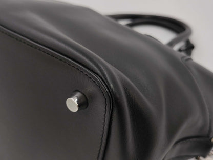 HERMES Toolbox 20 Black Handbag