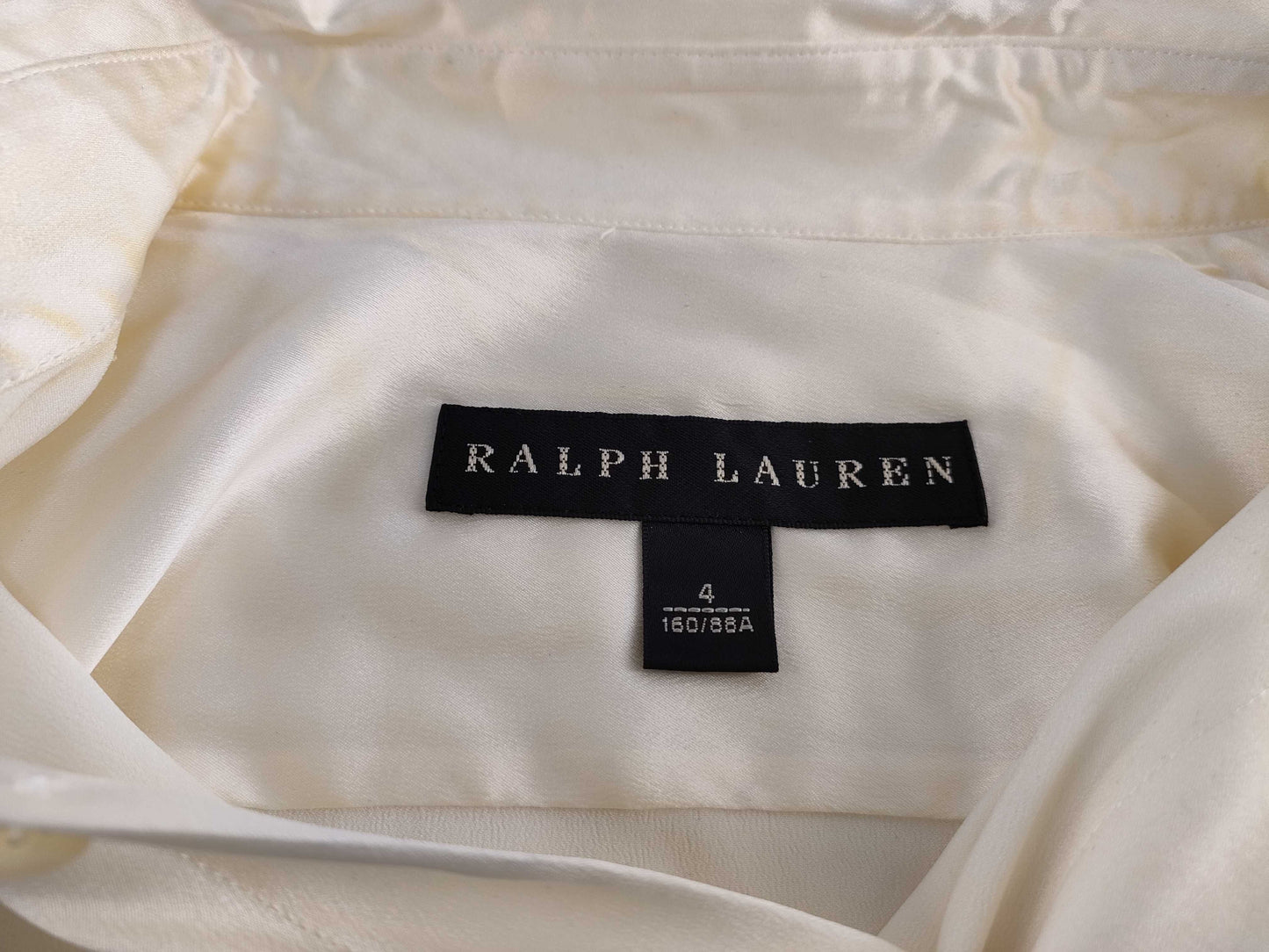 Ralph Lauren Silk 96 Long Sleeve Shirt Top