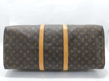 LOUIS VUITTON Monogram LV Keepall Boston Bag