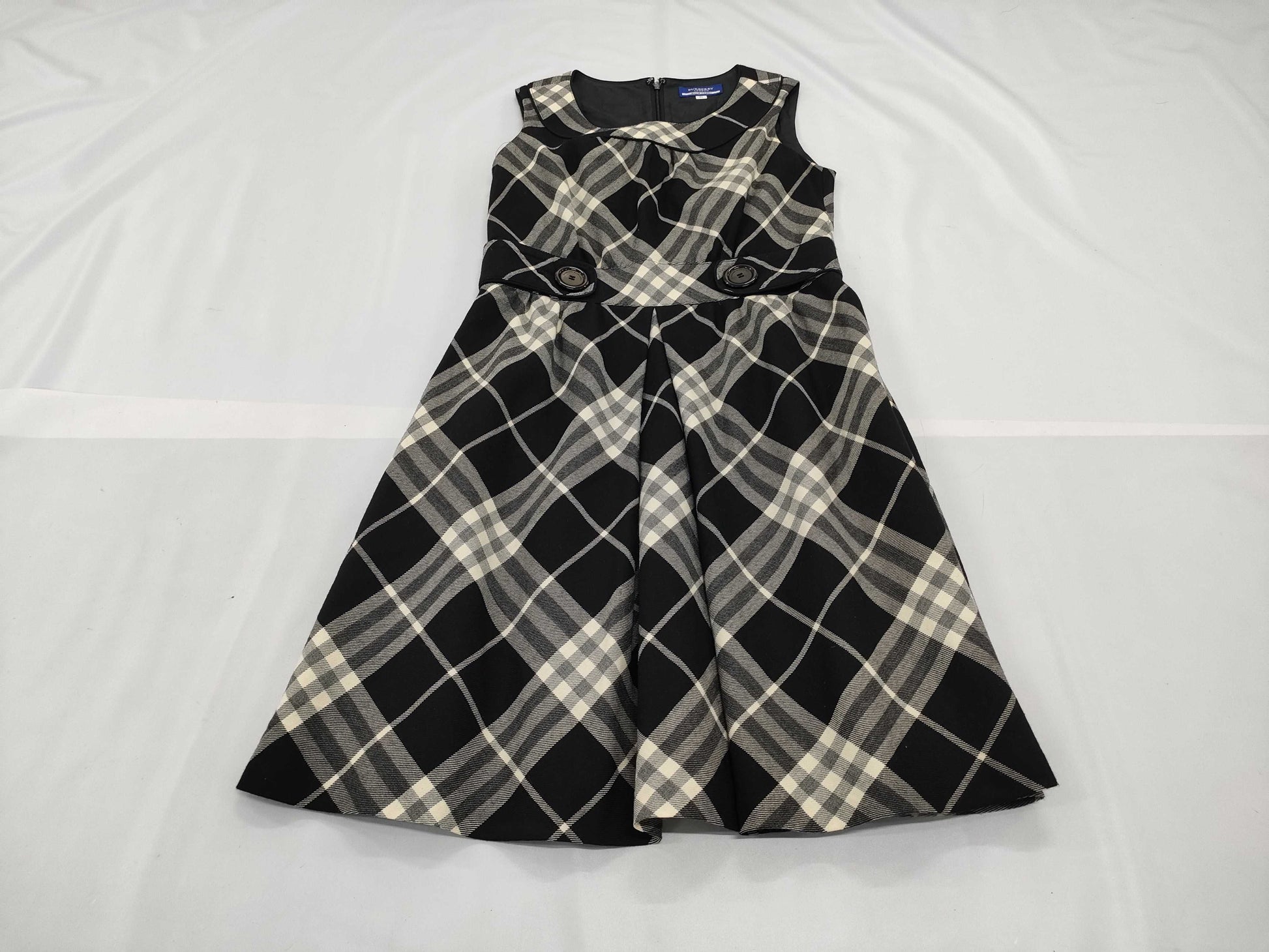 BURBERRY BURBERRY BLUE LABEL Nova Check Dress, Long, Size 36