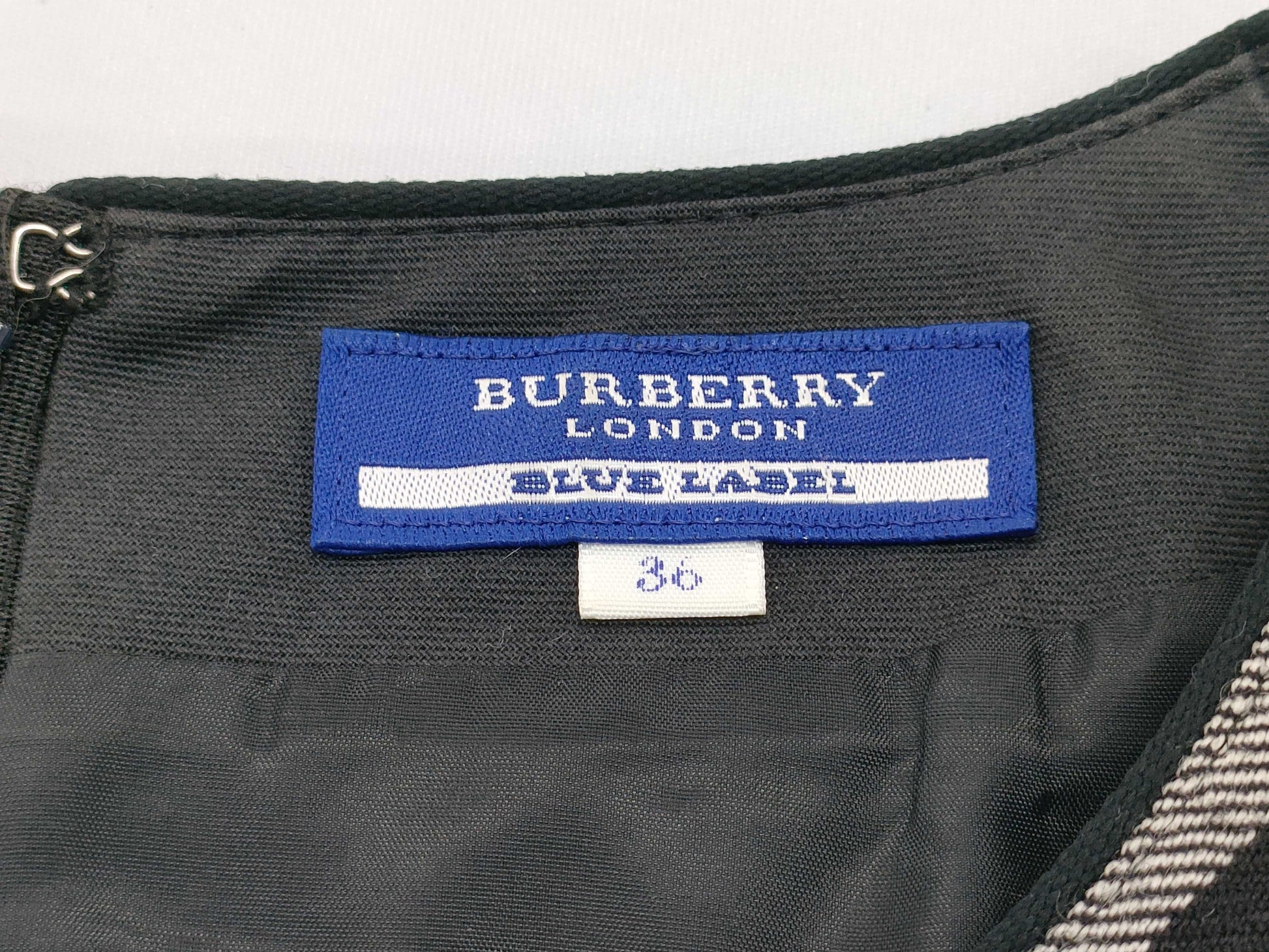 BURBERRY BURBERRY BLUE LABEL Nova Check Dress, Long, Size 36