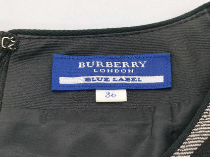 BURBERRY BURBERRY BLUE LABEL Nova Check Dress, Long, Size 36