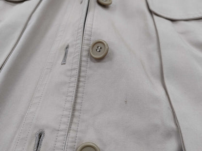 Yves Saint Laurent Hooded Quilted Trench Coat, Long, Size S