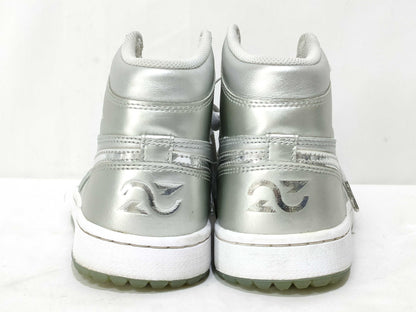 NIKE NIKE high-top sneakers silver sneakers