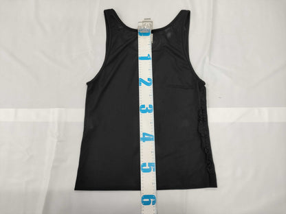 CHANEL CHANEL Mesh Tank Top Navy Size 40 Tops