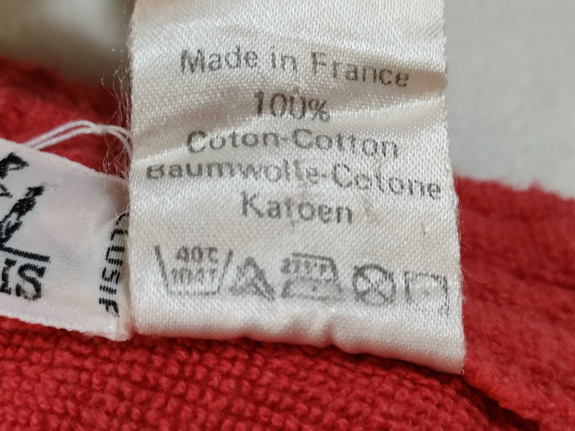 HERMES Hermes Bathrobe Red Other Apparel