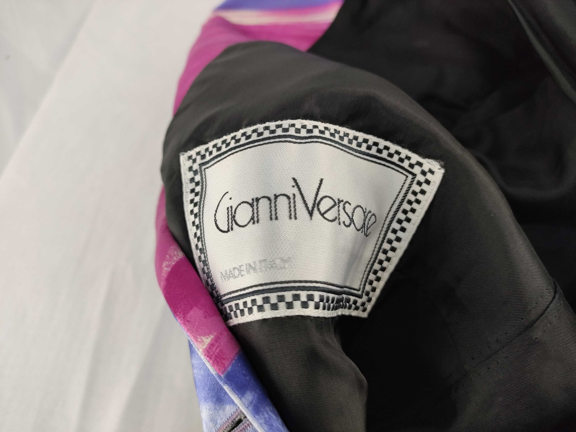 VERSACE Gianni Versace Short Sleeve Jacket Purple Jacket