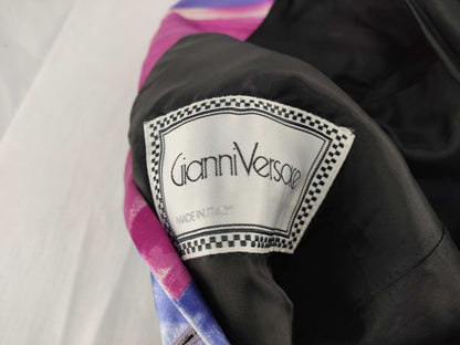 VERSACE Gianni Versace Short Sleeve Jacket Purple Jacket