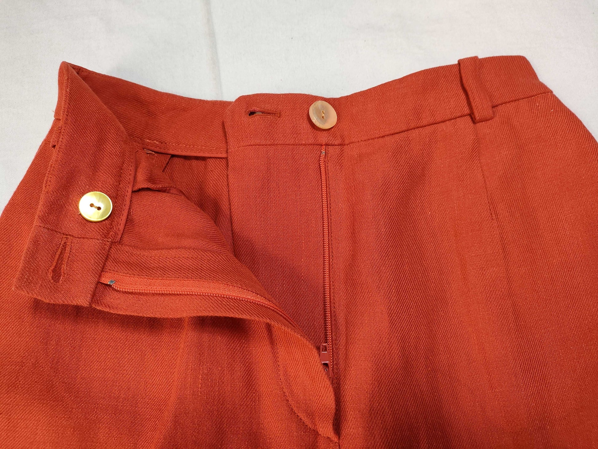 HERMES HERMES Pants Size 34 Orange Pants