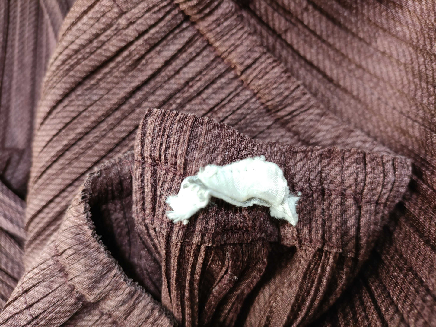 PLEATS PLEASE ISSEY MIYAKE Pleats Please Pants Brown Stripe Pants