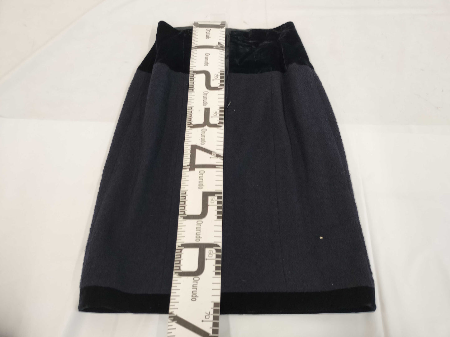 CHANEL CHANEL Velvet Skirt W68cm Skirt