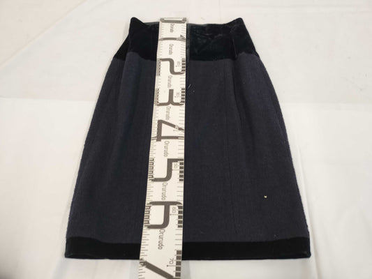 CHANEL CHANEL Velvet Skirt W68cm Skirt