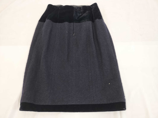 CHANEL CHANEL Velvet Skirt W68cm Skirt