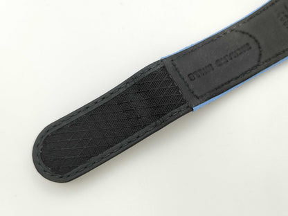 RICHARD MILLE Belt, Nylon, Light Blue, Unisex