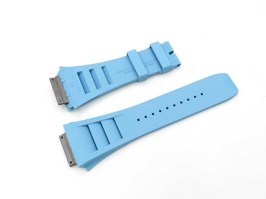 RICHARD MILLE Belt, Rubber, Light Blue, Unisex