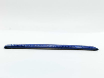 Blue Leather Belt, Unisex
