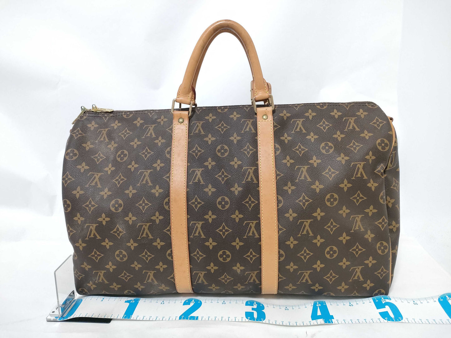 LOUIS VUITTON Monogram Keepall Boston Bag