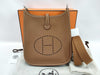 HERMES Mini Evelyne Amazone 16 TPM Shoulder Bag in Gold with Silver Hardware and K Stamp