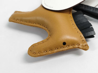 HERMES Rodeo Pegasus PM Noir/Biscuit/White B Stamp Other Accessories