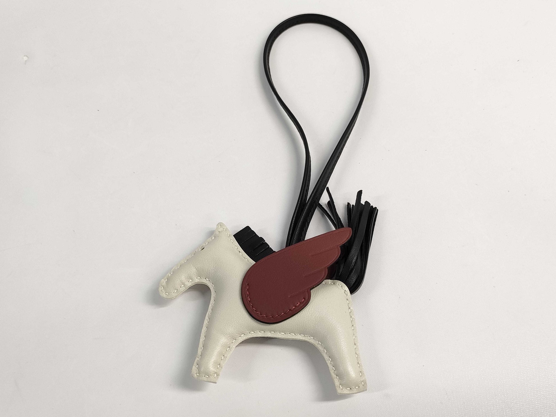 HERMES Rodeo Pegasus PM Cream / Rouge H / Noir B Stamp Other Accessories