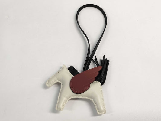 HERMES Rodeo Pegasus PM Cream / Rouge H / Noir B Stamp Other Accessories