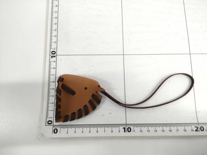 HERMES Cheval Tresse Charm, Gold/Chocolate, K Stamp, Other Accessories