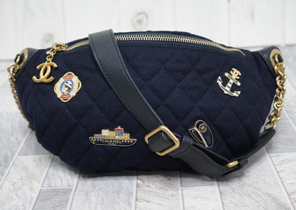 CHANEL CHANEL Marine Motif Body Bag Serial Seal No. 26 Shoulder Bag